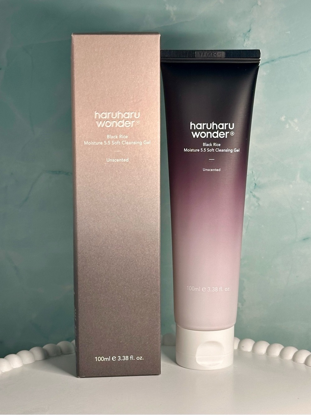 Haruharu Wonder Black Rice Cleansing Gel Unscented 3.38 oz. Exp. 6/24/28 YF003